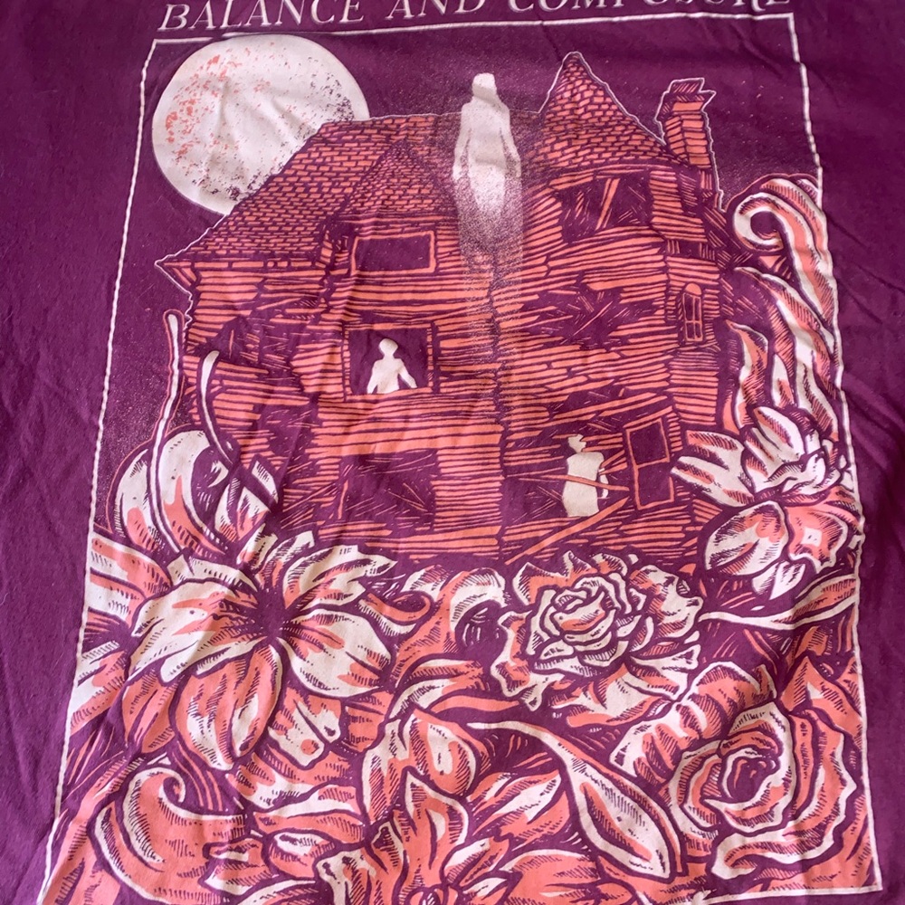 Balance & Composure - Maroon T-Shirt size 3XL 🌙